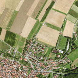 Hendungen map(satellite map)