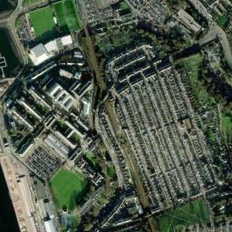 Satellite view of Plymouth Central Park Pitch & Putt