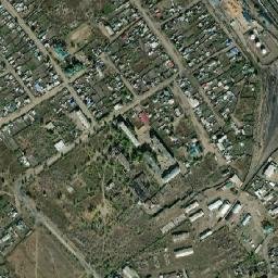 Borzya map(satellite map)