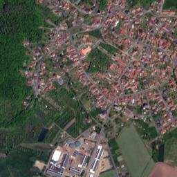 Gleichamberg map(satellite map)
