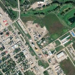 Nanton map(satellite map)