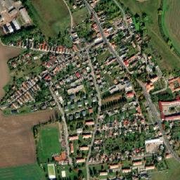 Luštěnice map(satellite map)