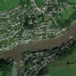 Newton Ferrers map(satellite map)