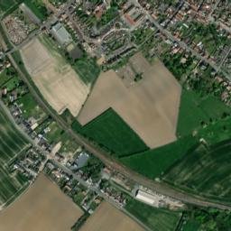 Haulchin map(satellite map)