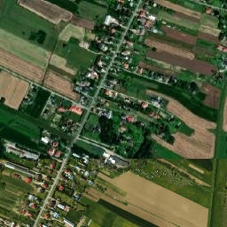 Powiat mielecki map(satellite map)