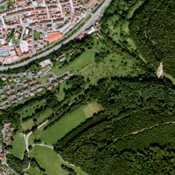 Bad Brückenau map(satellite map)