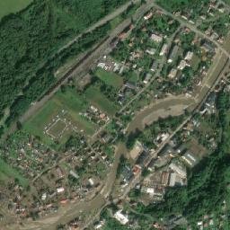 Mikulovice map(satellite map)