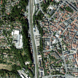 Coburg map(satellite map)