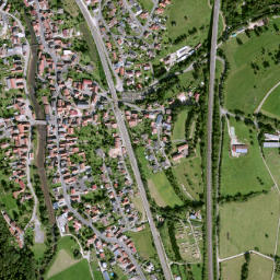 Obersinn map(satellite map)