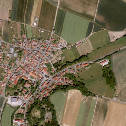Thundorf in Unterfranken map(satellite map)