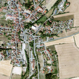 Maroldsweisach map(satellite map)