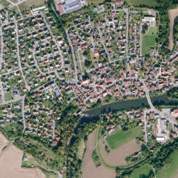 Marktzeuln map(satellite map)