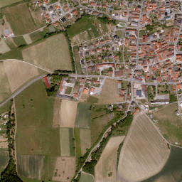 Aidhausen map(satellite map)