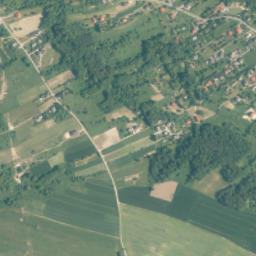 Miękinia map(satellite map)