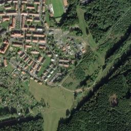 Březová map(satellite map)