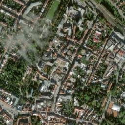 Poděbrady map(satellite map)