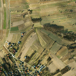 Powiat krakowski map(satellite map)