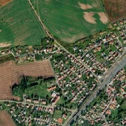Poříčany map(satellite map)