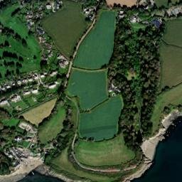 Helford Passage Ferry Landing, Falmouth TR11, UK High Resolution Satellite Map