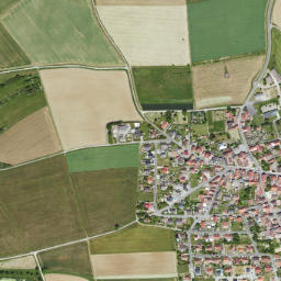Wasserlosen map(satellite map)