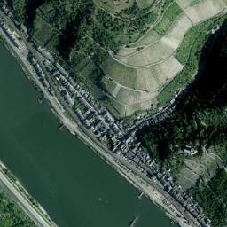 Kaub map(satellite map)