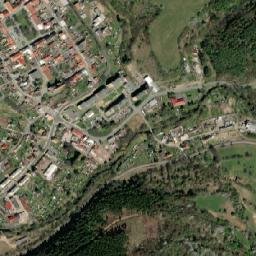 Žlutice map(satellite map)