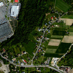 Powiat raciborski map(satellite map)