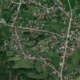 Dziewin map(satellite map)