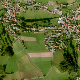 Sommerkahl map(satellite map)