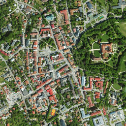 Łańcut map(satellite map)