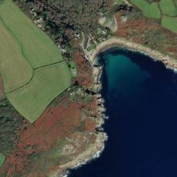 Lamorna Cove, Penzance, Cornwall TR19, UK High Resolution Satellite Map