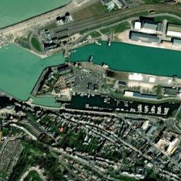 Le Tréport map(satellite map)