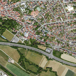 Niederwerrn map(satellite map)