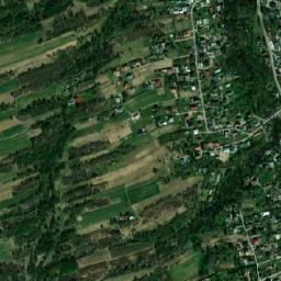 Krzemienica map(satellite map)