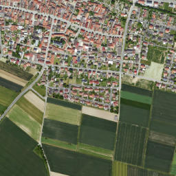 Geldersheim map(satellite map)