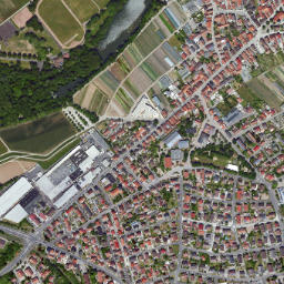 Sennfeld map(satellite map)