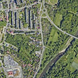 Oświęcim map(satellite map)
