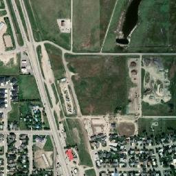 Claresholm map(satellite map)