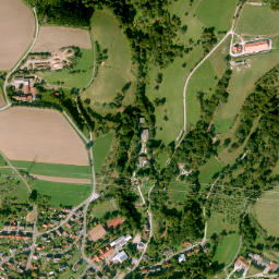 Laufach map(satellite map)