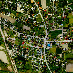 Piasek map(satellite map)