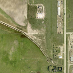 Satellite view of Cottonwood Coulee Golf Course