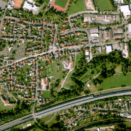 Hösbach map(satellite map)
