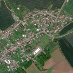 Hněvošice map(satellite map)