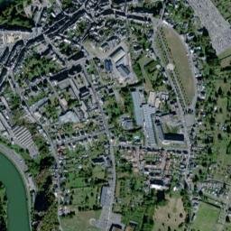 Fumay map(satellite map)
