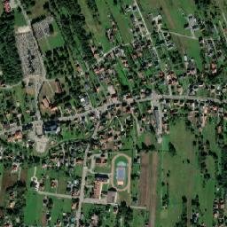 Rzezawa map(satellite map)