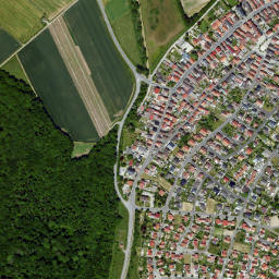 Röthlein map(satellite map)