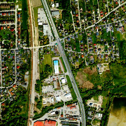 Pszczyna map(satellite map)