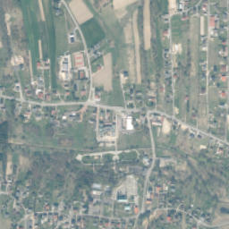 Mszana map(satellite map)
