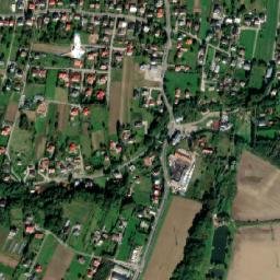Koszyce map(satellite map)