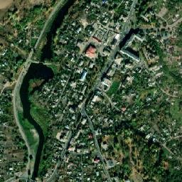 Rzhyshchiv map(satellite map)